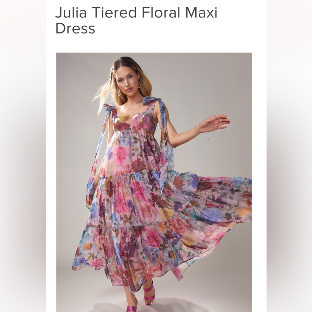 Julia Tiered Floral Maxi Dress
